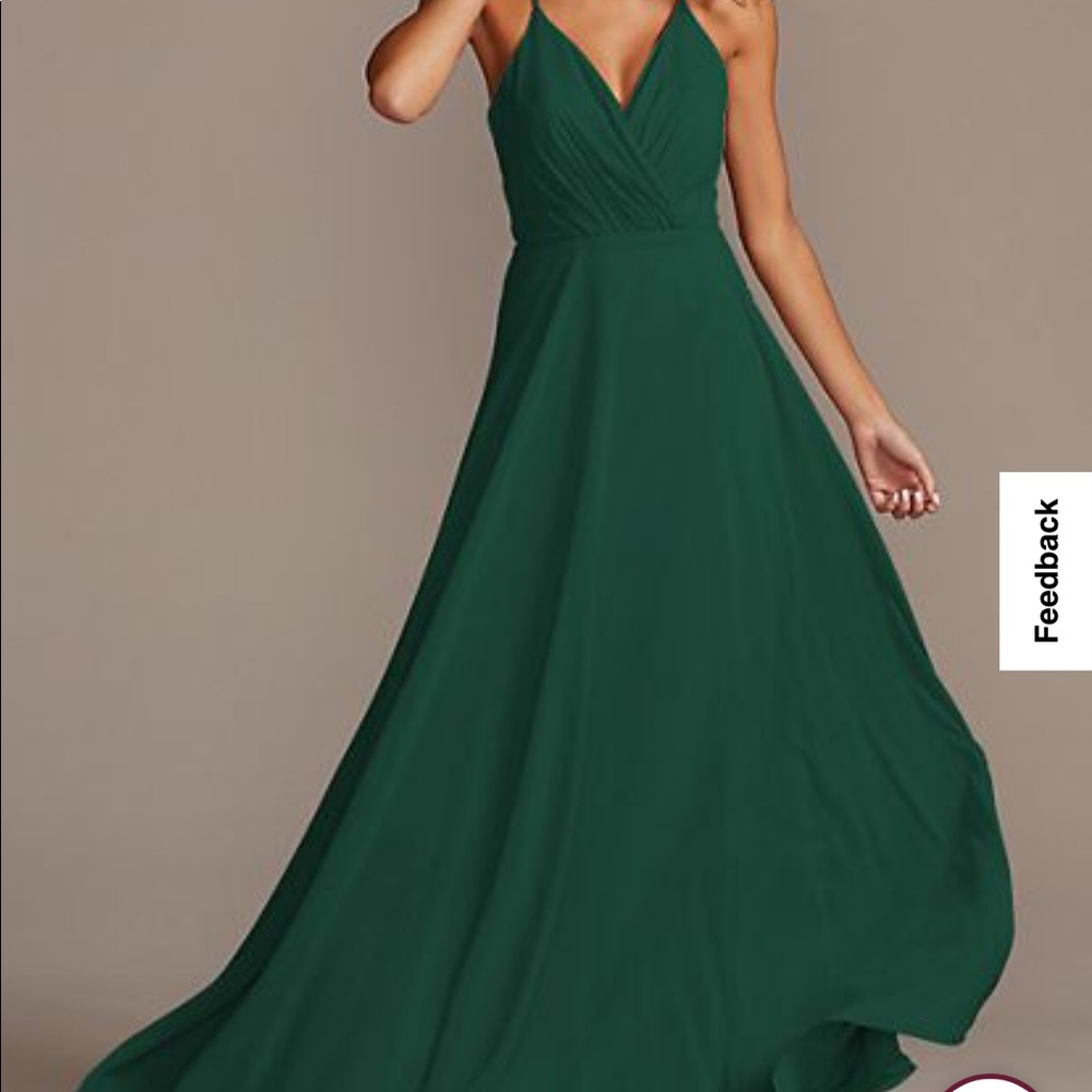 David’s Bridal Bridesmaid Dress, Brand New, Never Worn Size 12, Color: Juniper